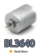 bl3640 inner rotor brushless dc electric motor with inbuilt driver