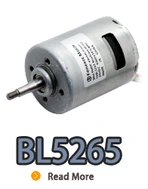 bl5265 inner rotor brushless dc electric motor with inbuilt driver