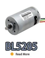 bl5285 inner rotor brushless dc electric motor with inbuilt driver