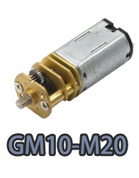 GM10-M20 small dc electric motor gear reducer mounted.webp