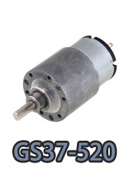 GS37-520 small spur geared dc electric motor.webp